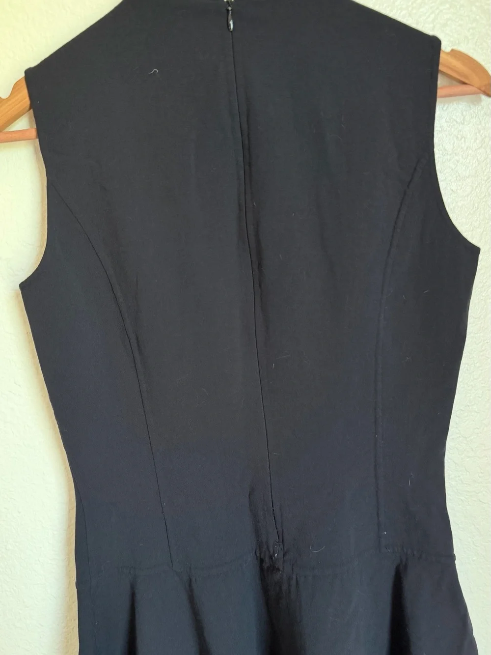 Michael Kors Black Sleeveless Fit-and-Flare Mini Dress Size 8